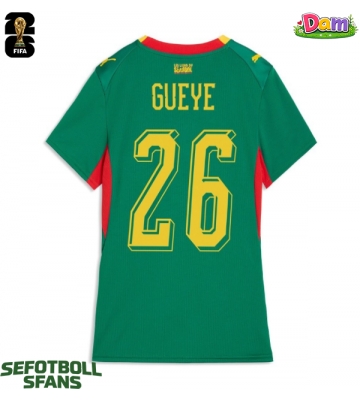 Senegal Pape Gueye #26 Bortatröja Kvinnor VM 2026 Kortärmad